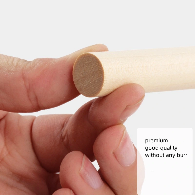 Round Birch Wood Ice Cream Sticks Bamboo Wooden Stick for Kulfi Popsicle Ice Lolly