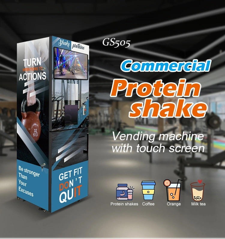 Protein Nutrition Drink Vending Machine Price Gym Use Cold Milk Drink Machines