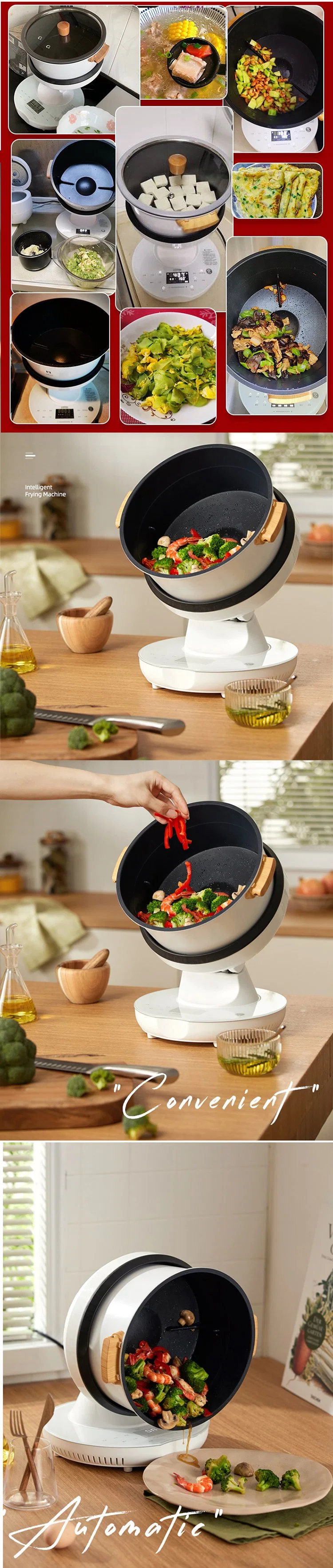 Restaurant Intelligent Cooking Robot Rotating Automatic Wok Cooking Machine Fry Fried Rice Machine Robot Cooker